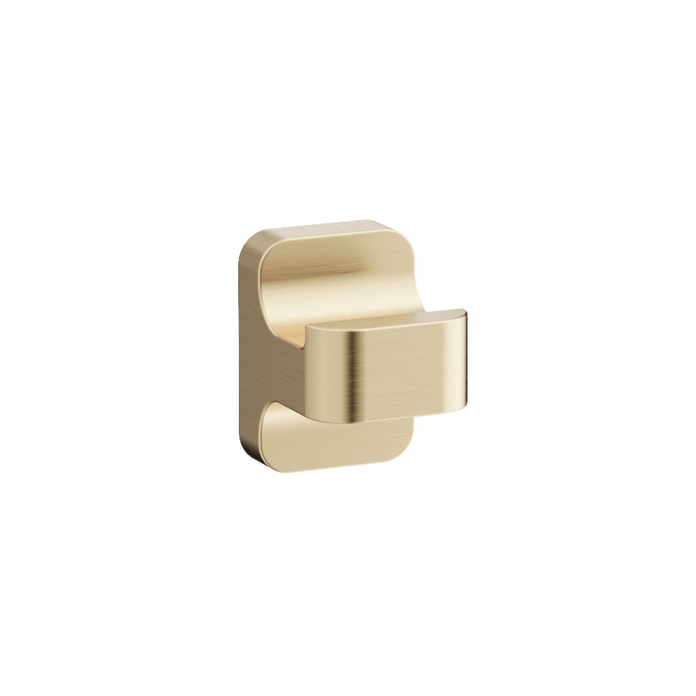 Cutout image of Crosswater Rotar Brushed Brass Robe Hook
